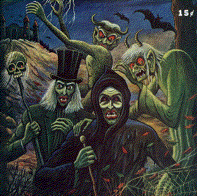 Four green-skinned goblin-like characters facing the viewer